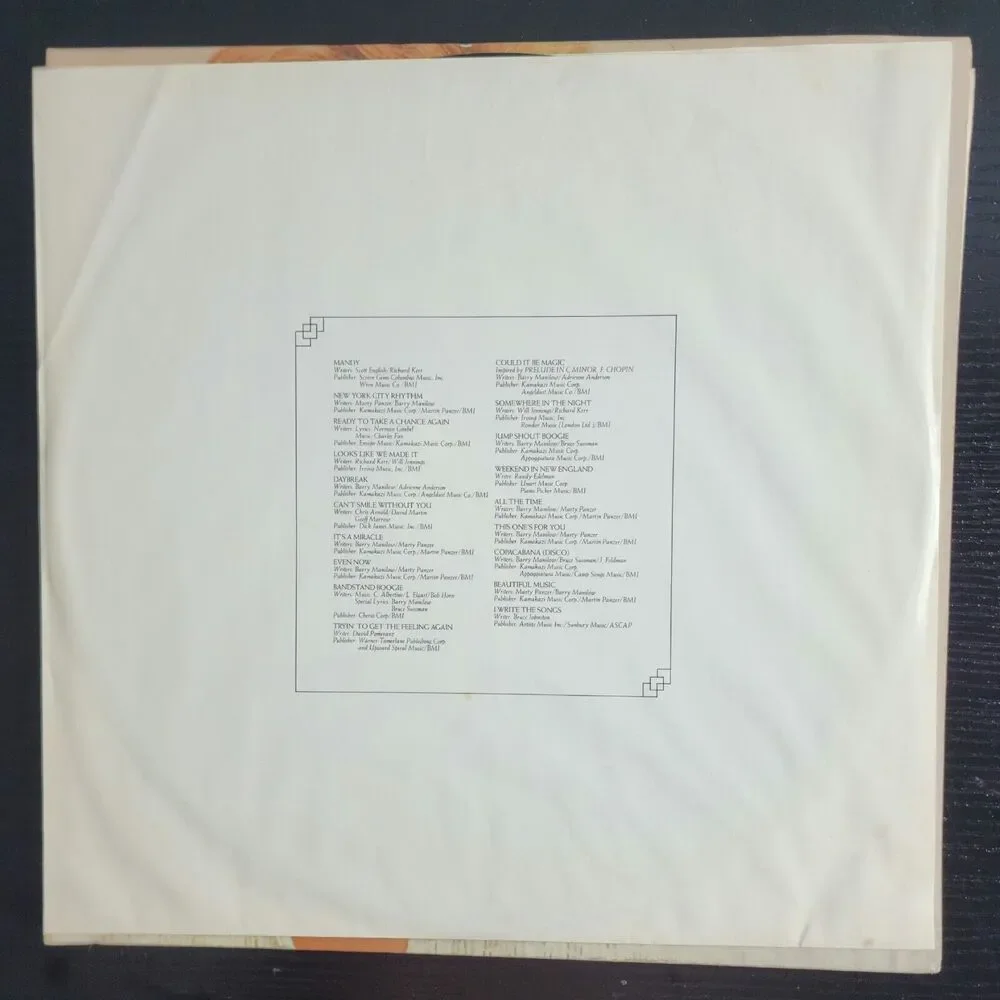 Barry Manilow - Greatest Hits (2xLP, Comp, Club, RCA) (Arista) - Picture 8 of 11